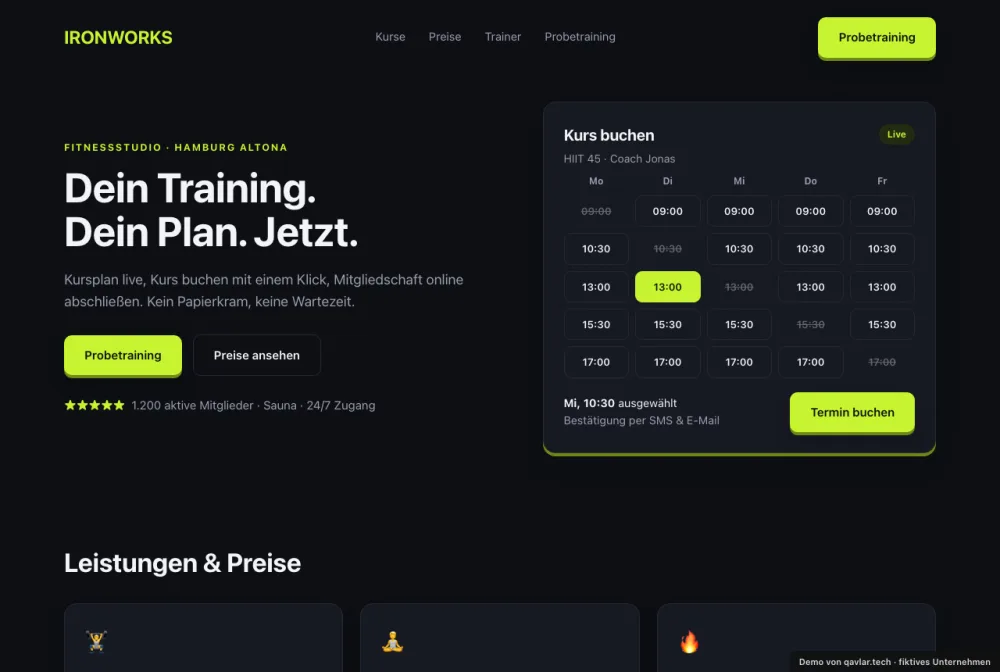 Fitnessstudio